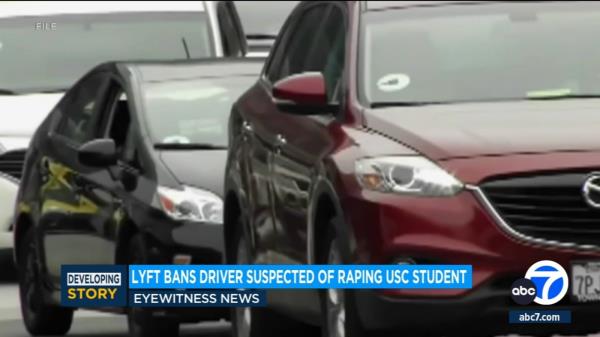Lyft公司表示，被指控强奸南加州大学学生的司机被禁止使用平台